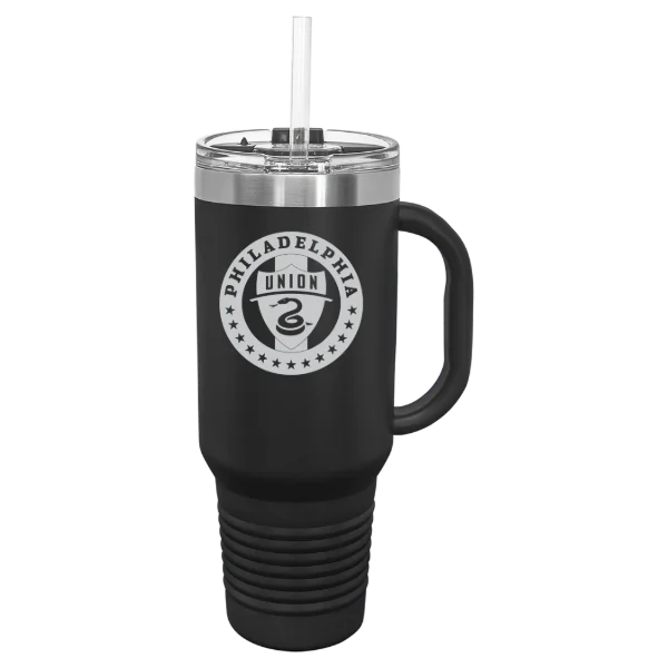 Philadelphia Union Polar Camel 40 oz. Travel Mug with Snap Lid & Straw