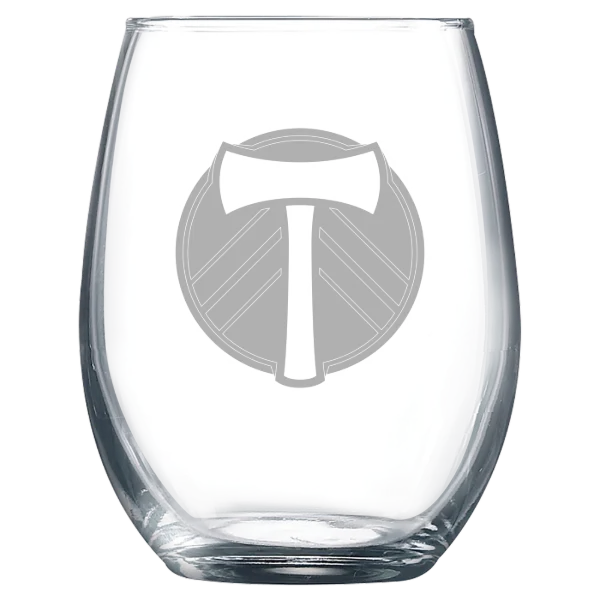 Portland Timbers Polar Camel 9 oz. Stemless Wine Glass