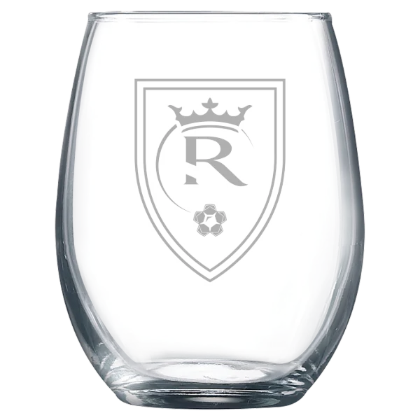 Real Salt Lake Polar Camel 9 oz. Stemless Wine Glass