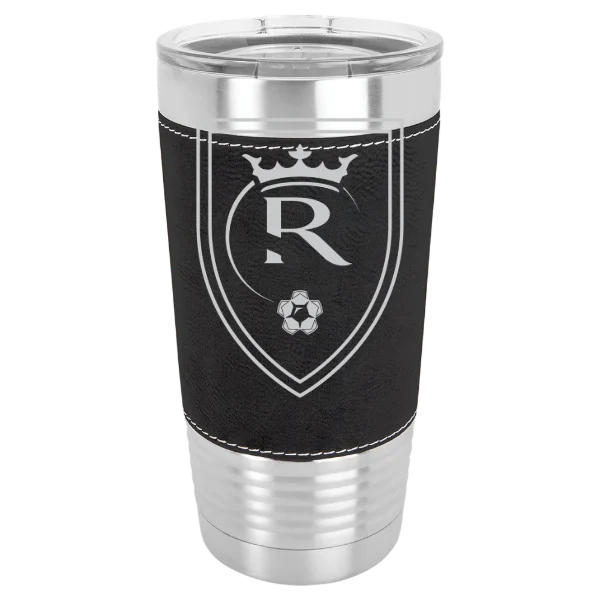 Real Salt Lake Polar Camel 20 oz. Leatherette Grip Tumbler with Standard Lid