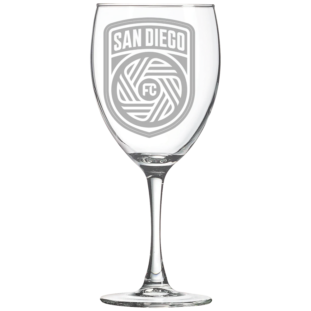 San Diego FC Polar Camel 10 1/2 oz. Wine Glass