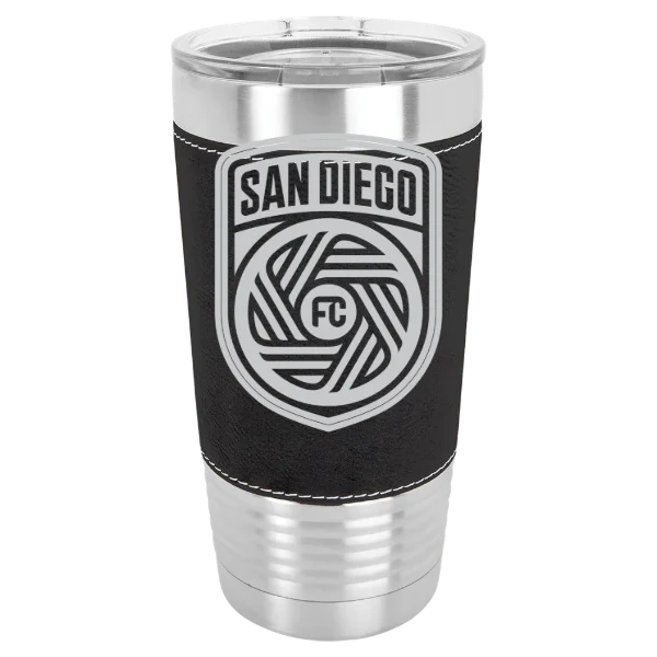 San Diego FC Polar Camel 20 oz. Leatherette Grip Tumbler with Standard Lid