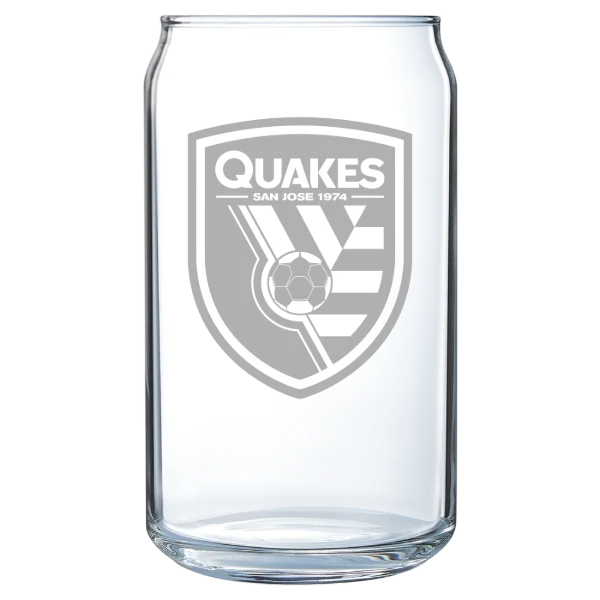 San Jose Earthquakes Polar Camel 16 oz. Can Glass