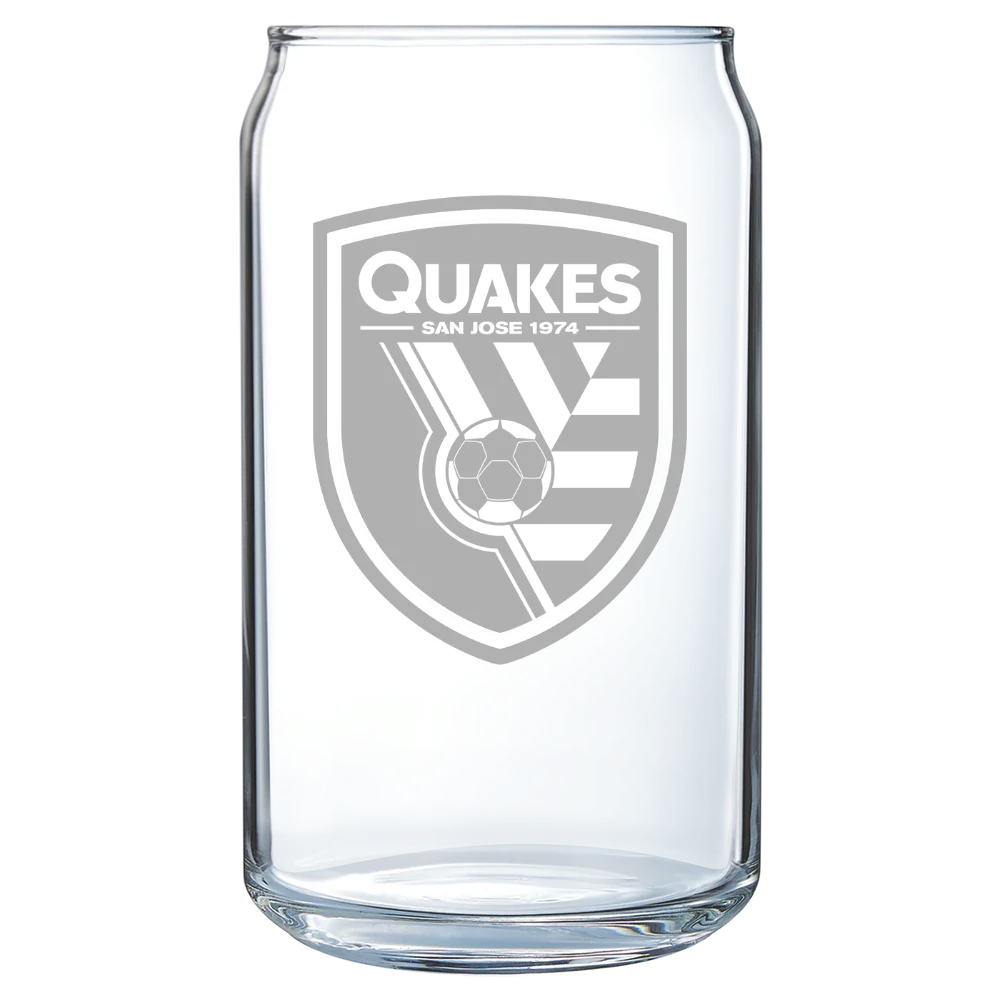 San Jose Earthquakes Polar Camel 16 oz. Can Glass