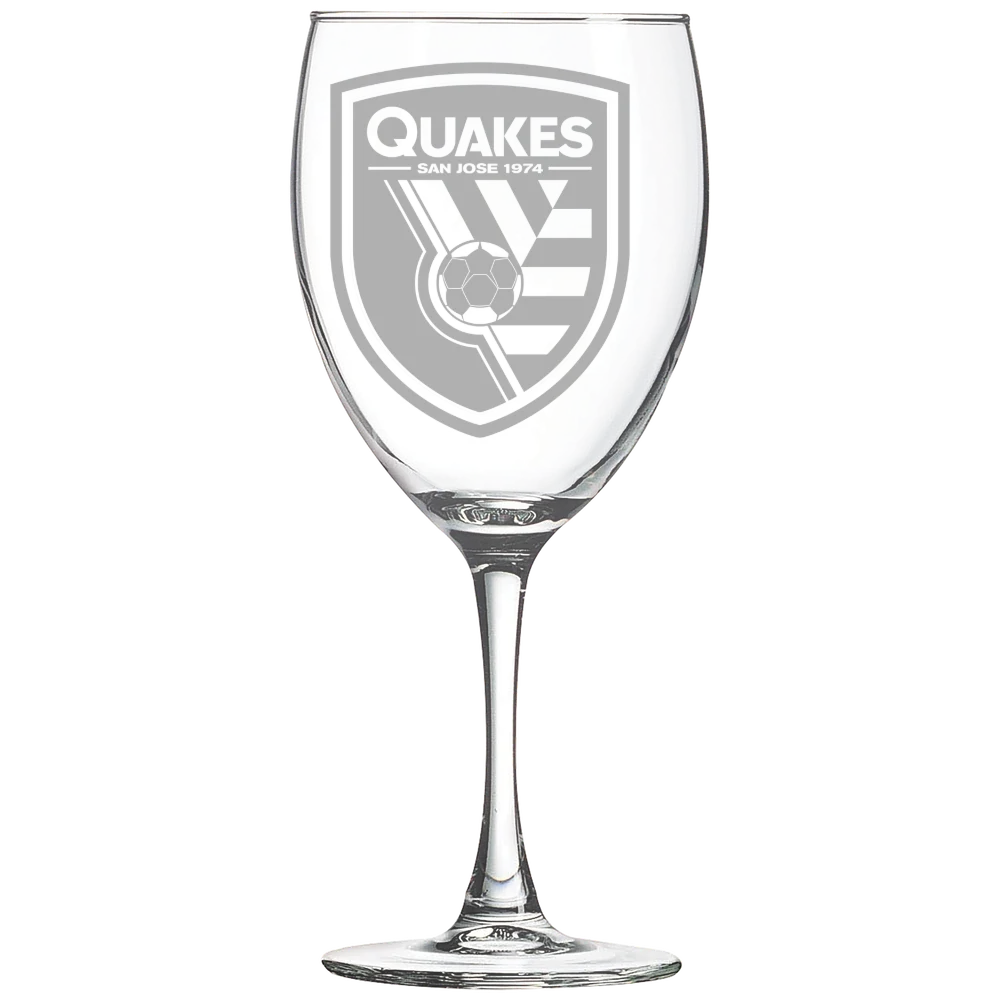 San Jose Earthquakes Polar Camel 10 1/2 oz. Wine Glass