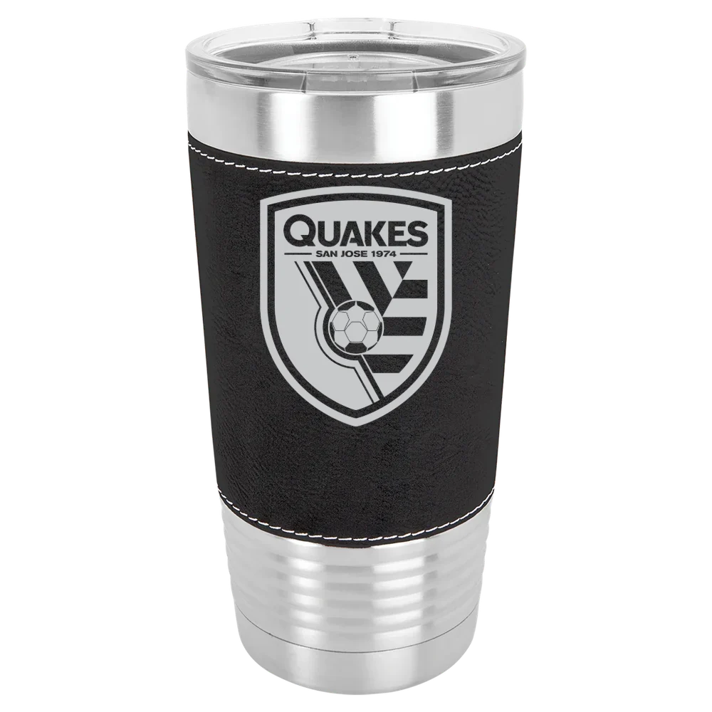 San Jose Earthquakes Polar Camel 20 oz. Leatherette Grip Tumbler with Standard Lid