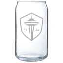 Seattle Sounders FC Polar Camel 16 oz. Can Glass