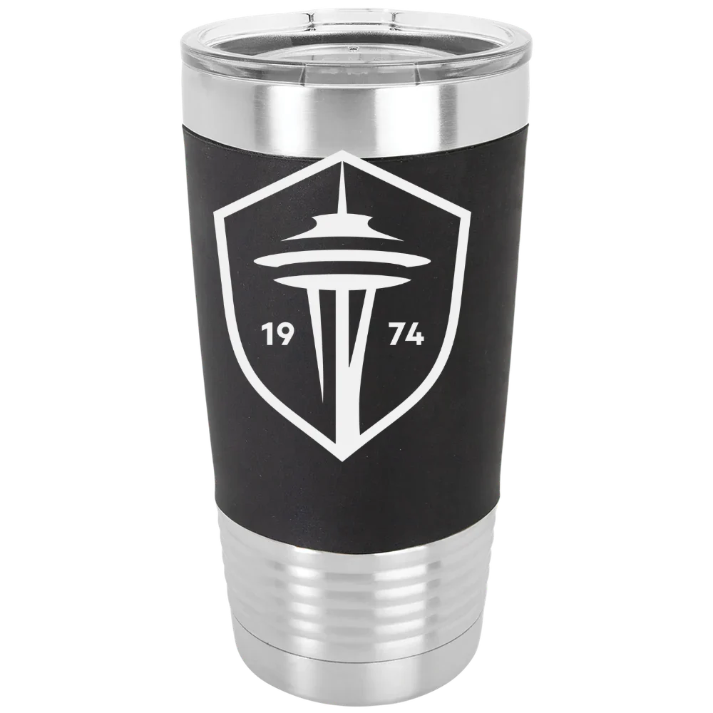 Seattle Sounders FC Polar Camel 20 oz. Silicone Grip Tumbler with Standard Lid
