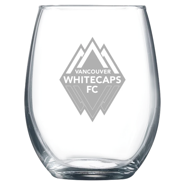 Vancouver Whitecaps FC Polar Camel 9 oz. Stemless Wine Glass