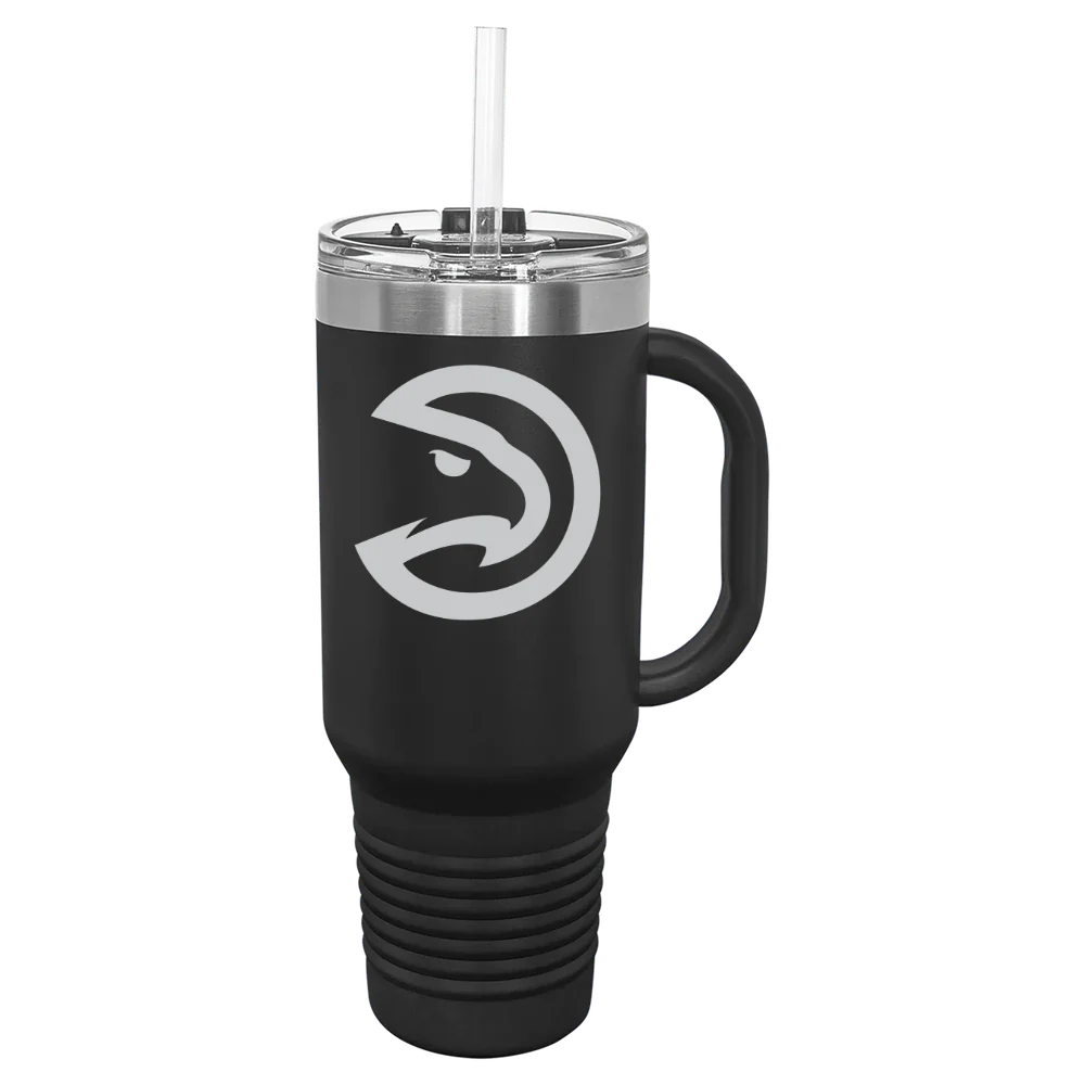 Atlanta Hawks Polar Camel 40 oz. Travel Mug with Snap Lid & Straw