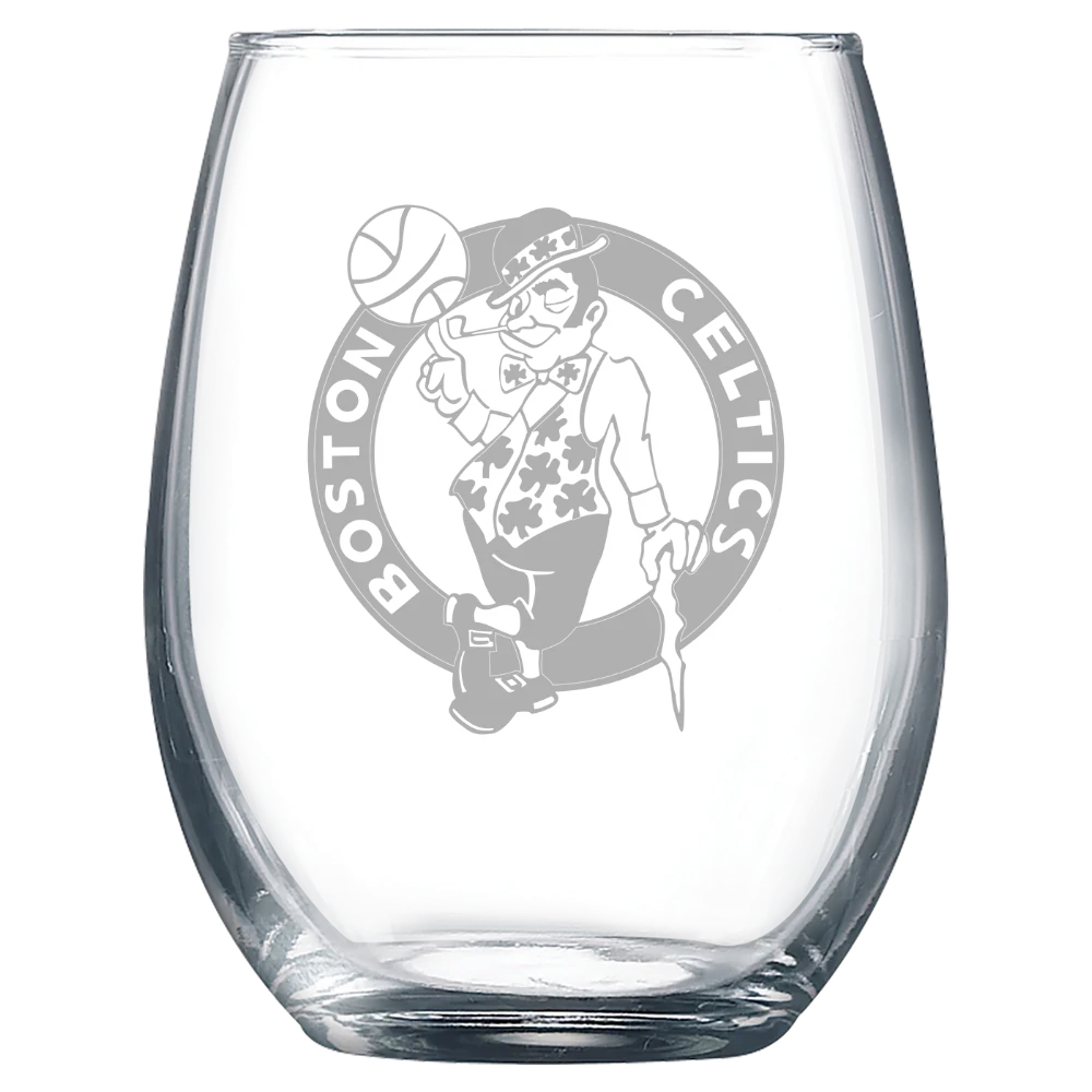 Boston Celtics Polar Camel 9 oz. Stemless Wine Glass