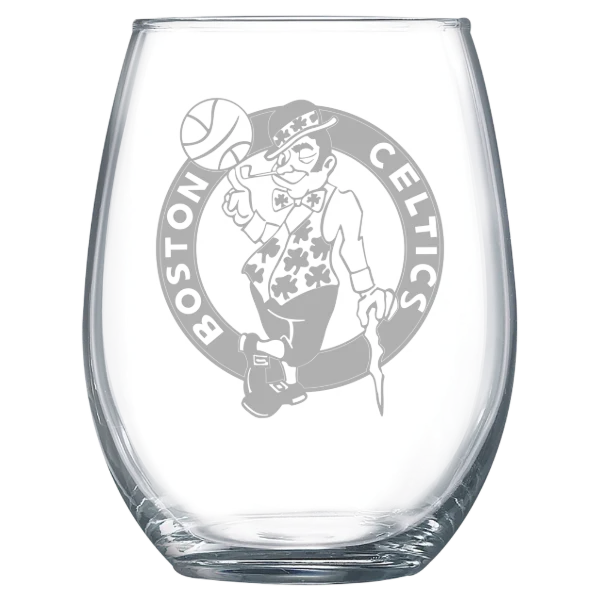 Boston Celtics Polar Camel 15 oz. Stemless Wine Glass