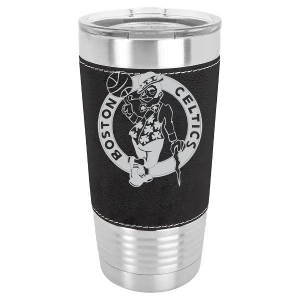 Boston Celtics Polar Camel 20 oz. Leatherette Grip Tumbler with Standard Lid