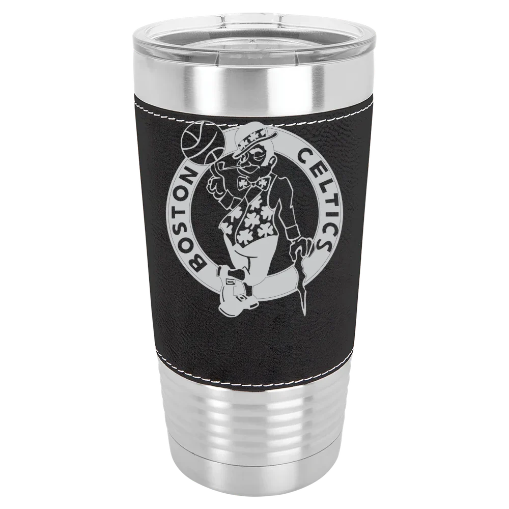 Boston Celtics Polar Camel 20 oz. Leatherette Grip Tumbler with Standard Lid