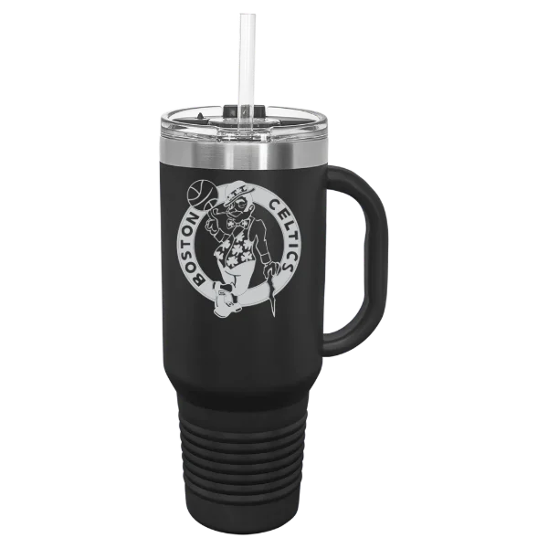Boston Celtics Polar Camel 40 oz. Travel Mug with Snap Lid & Straw