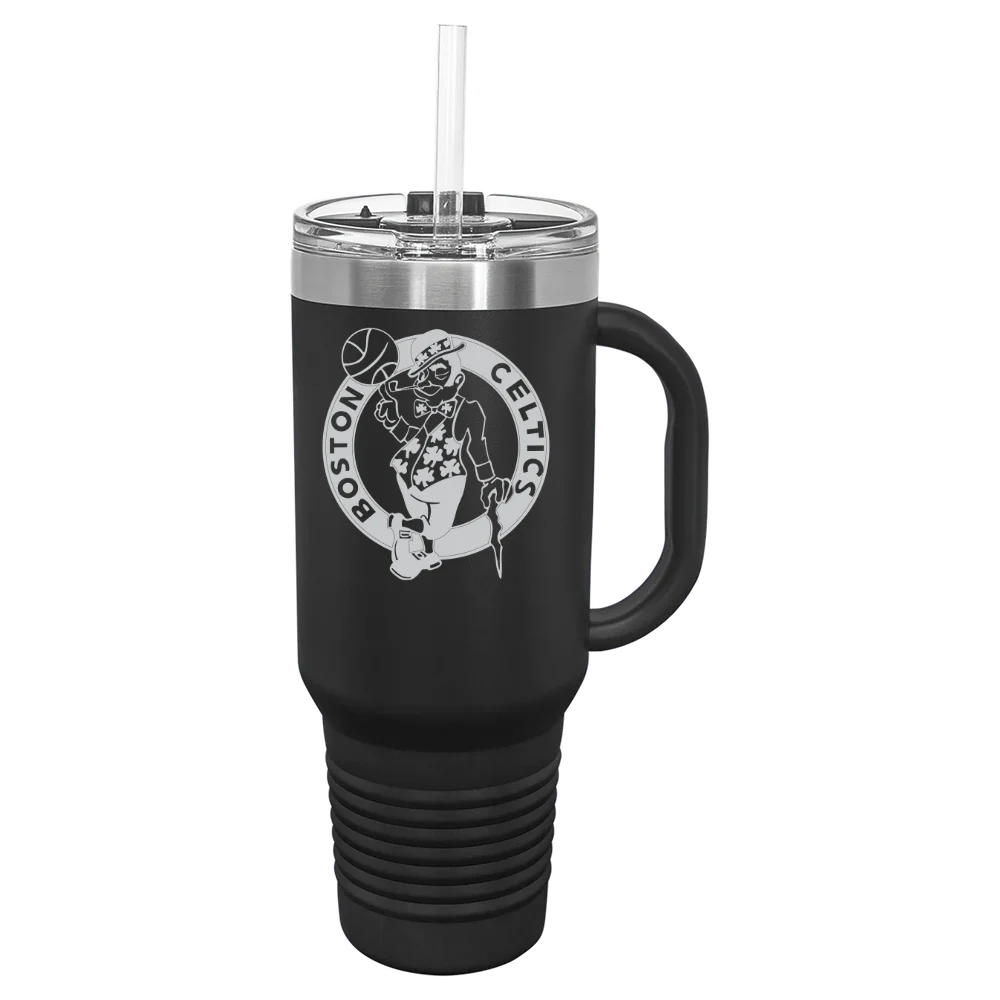 Boston Celtics Polar Camel 40 oz. Travel Mug with Snap Lid & Straw