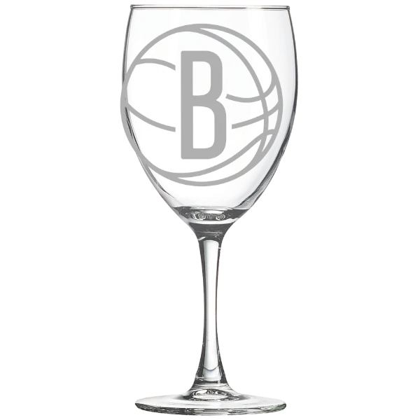 Brooklyn Nets Polar Camel 10 1/2 oz. Wine Glass