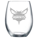 Charlotte Hornets Polar Camel 9 oz. Stemless Wine Glass