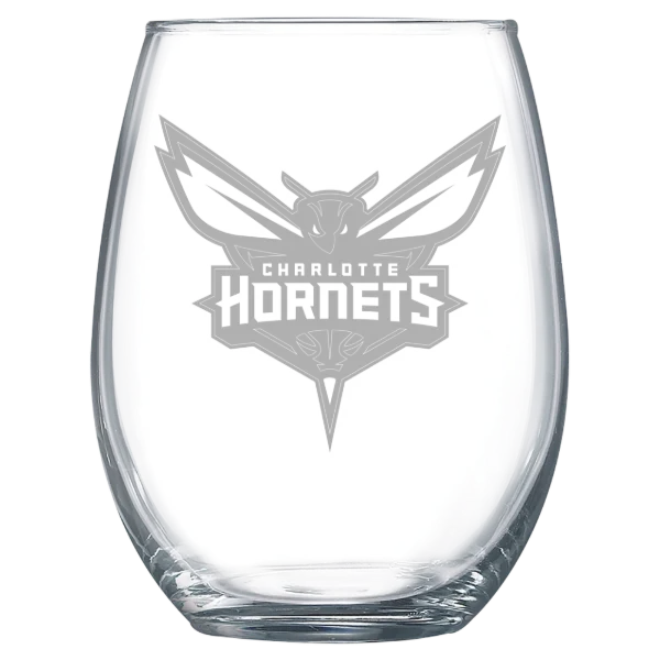 Charlotte Hornets Polar Camel 15 oz. Stemless Wine Glass