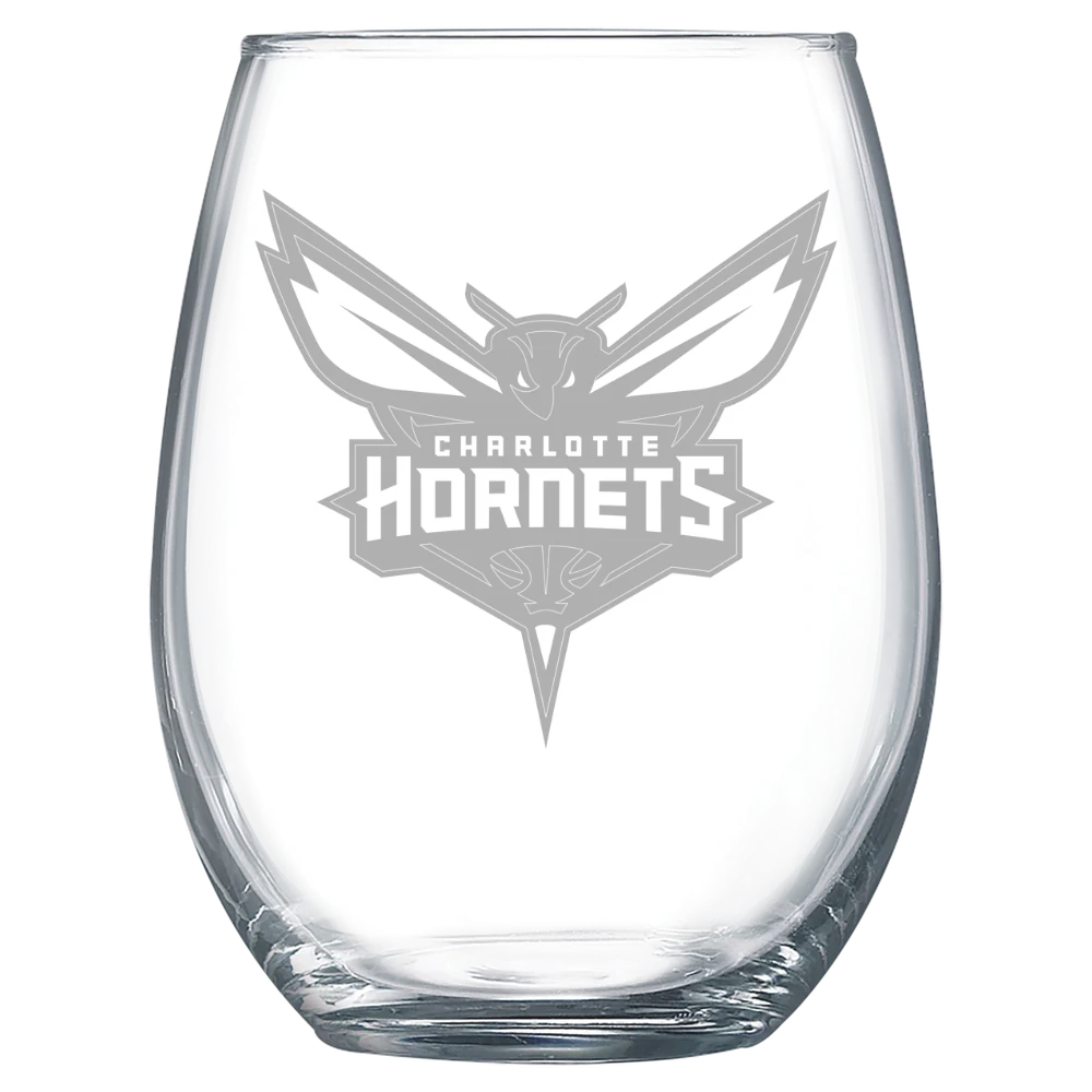 Charlotte Hornets Polar Camel 15 oz. Stemless Wine Glass