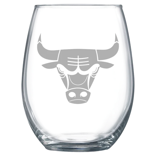 Chicago Bulls Polar Camel 15 oz. Stemless Wine Glass