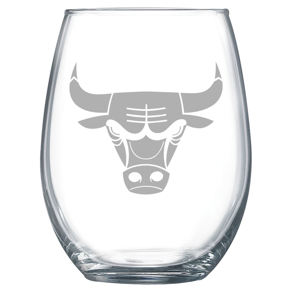Chicago Bulls Polar Camel 15 oz. Stemless Wine Glass