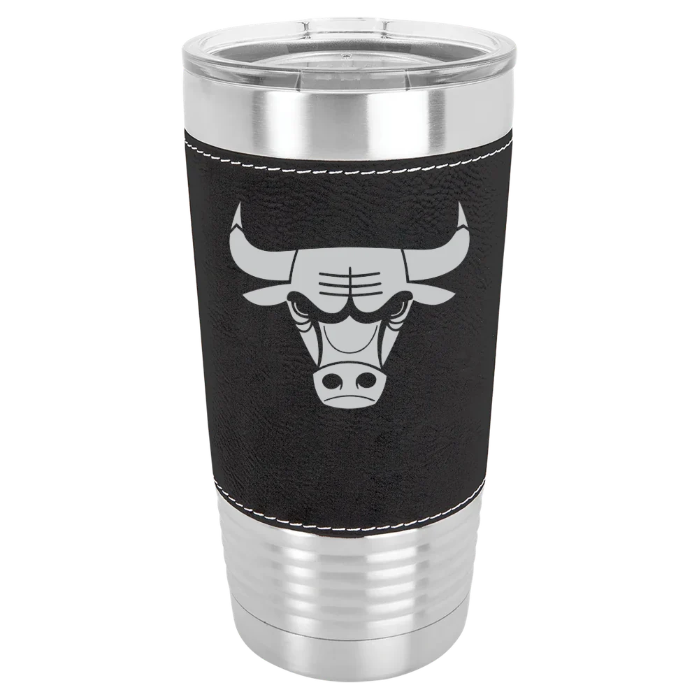 Chicago Bulls Polar Camel 20 oz. Leatherette Grip Tumbler with Standard Lid