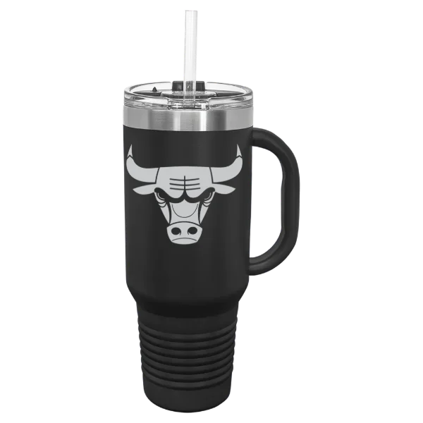 Chicago Bulls Polar Camel 40 oz. Travel Mug with Snap Lid & Straw