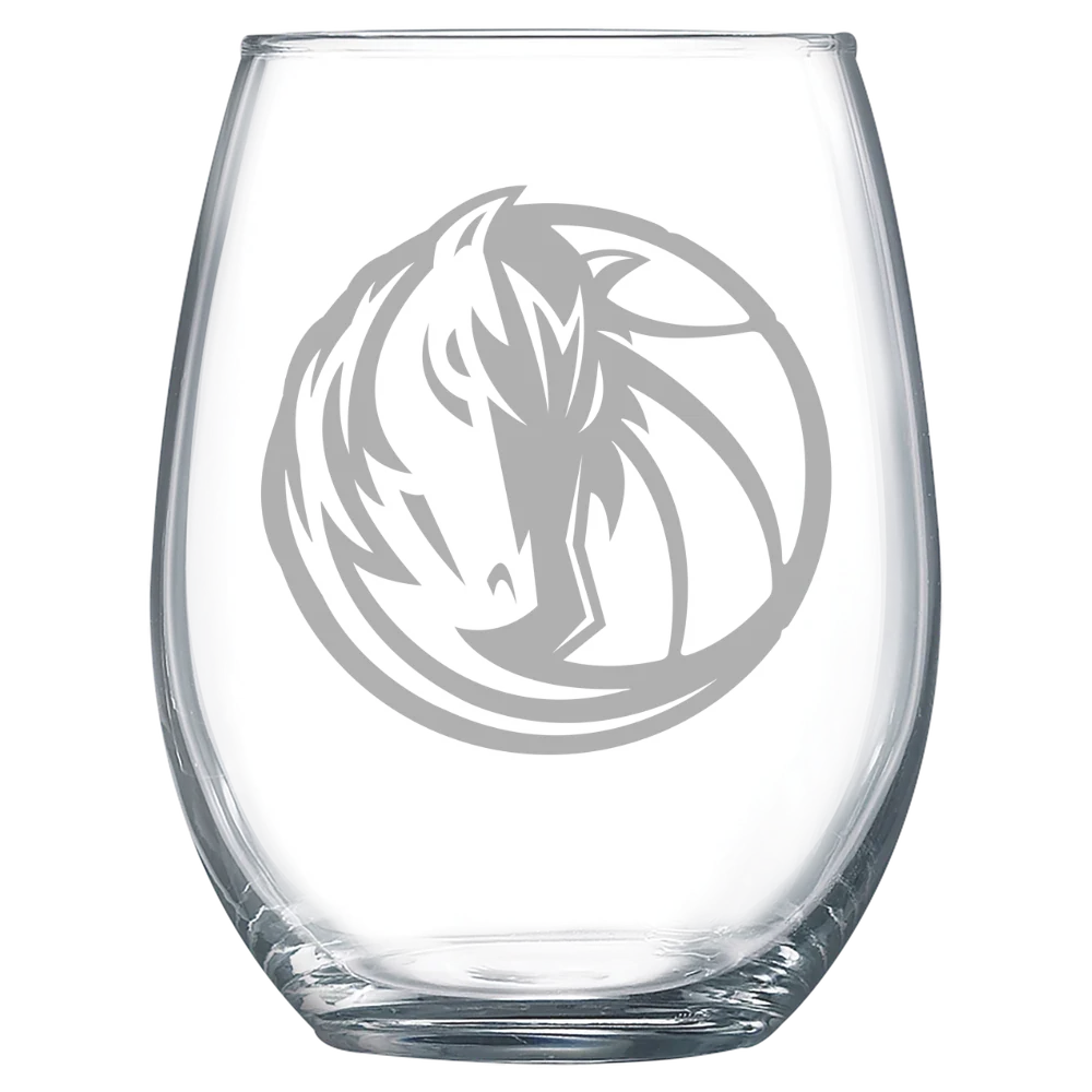 Dallas Mavericks Polar Camel 15 oz. Stemless Wine Glass
