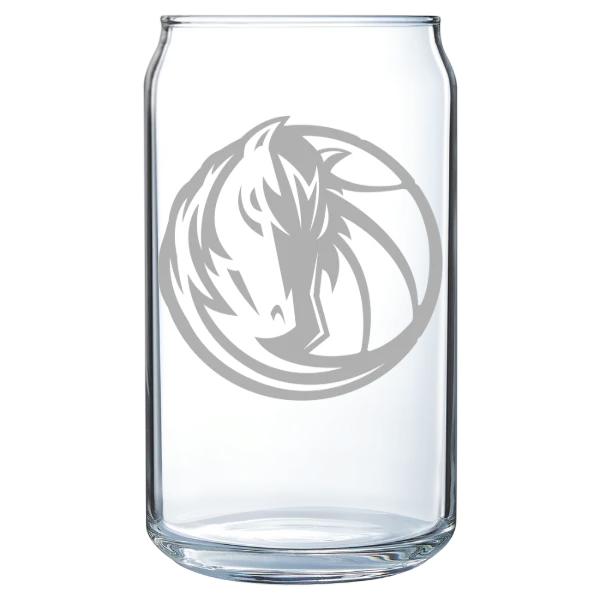 Dallas Mavericks Polar Camel 16 oz. Can Glass