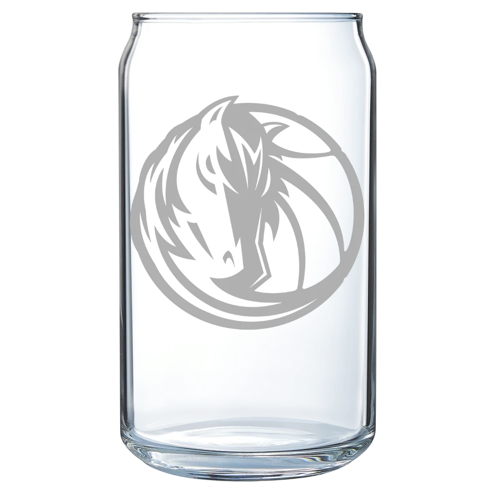 Dallas Mavericks Polar Camel 16 oz. Can Glass