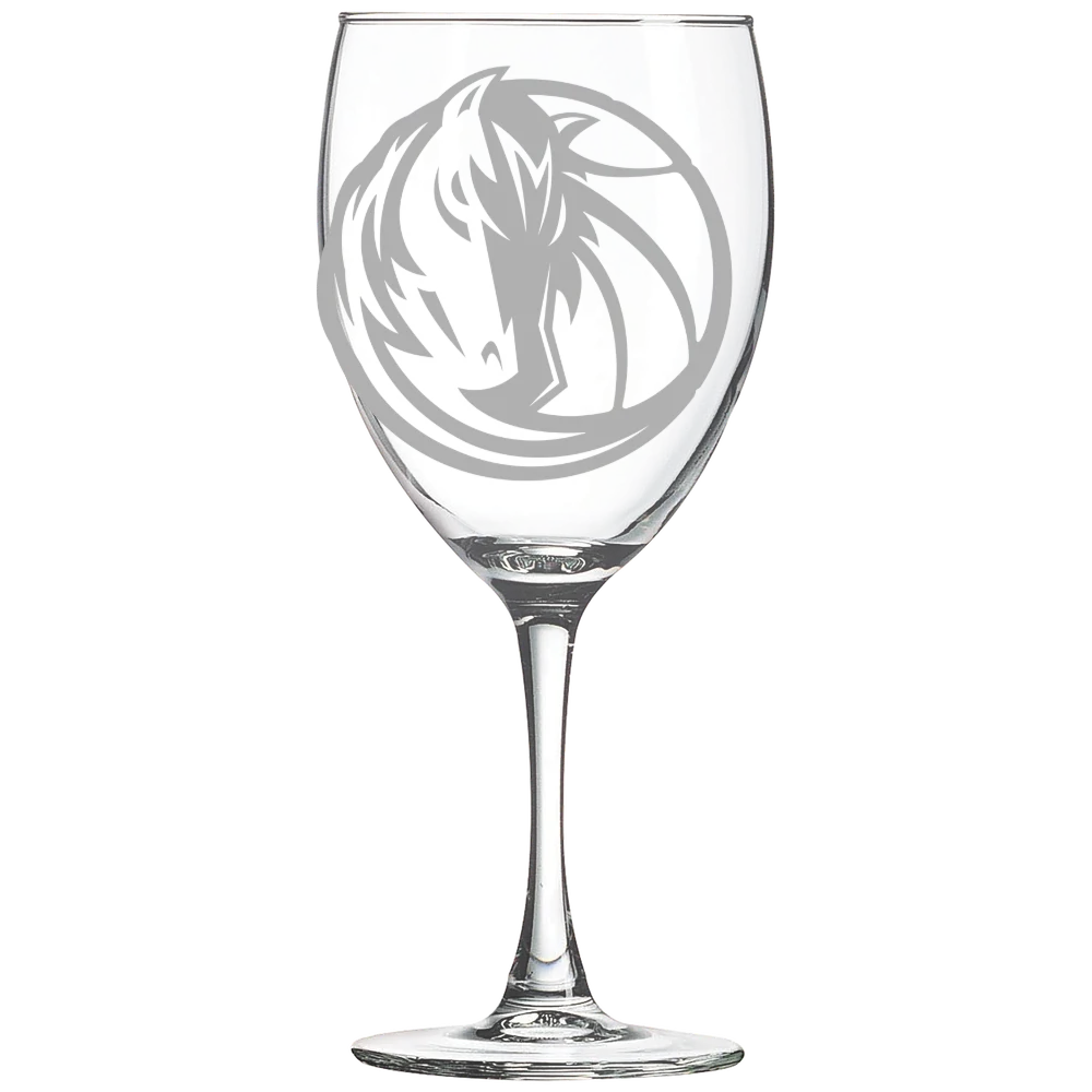 Dallas Mavericks Polar Camel 10 1/2 oz. Wine Glass