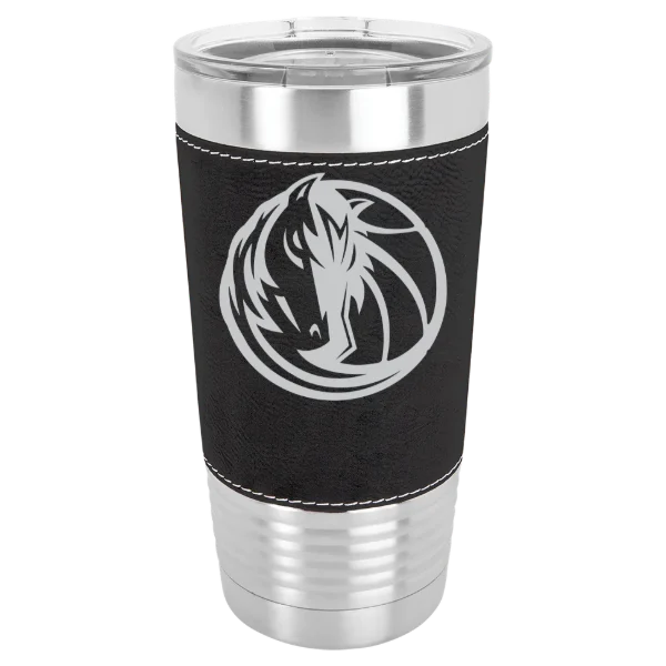 Dallas Mavericks Polar Camel 20 oz. Leatherette Grip Tumbler with Standard Lid