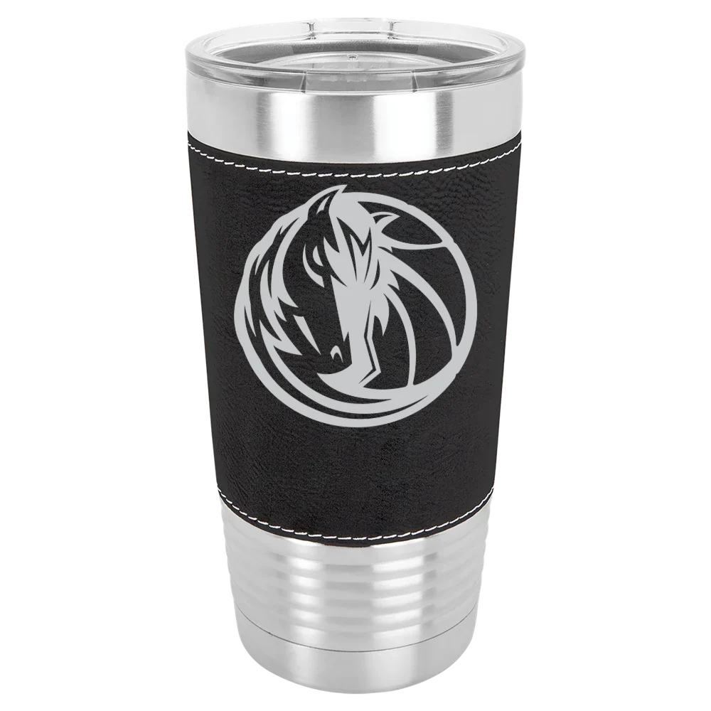 Dallas Mavericks Polar Camel 20 oz. Leatherette Grip Tumbler with Standard Lid