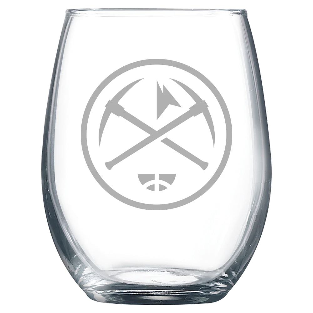 Denver Nuggets Polar Camel 9 oz. Stemless Wine Glass