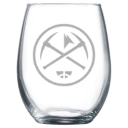 Denver Nuggets Polar Camel 9 oz. Stemless Wine Glass