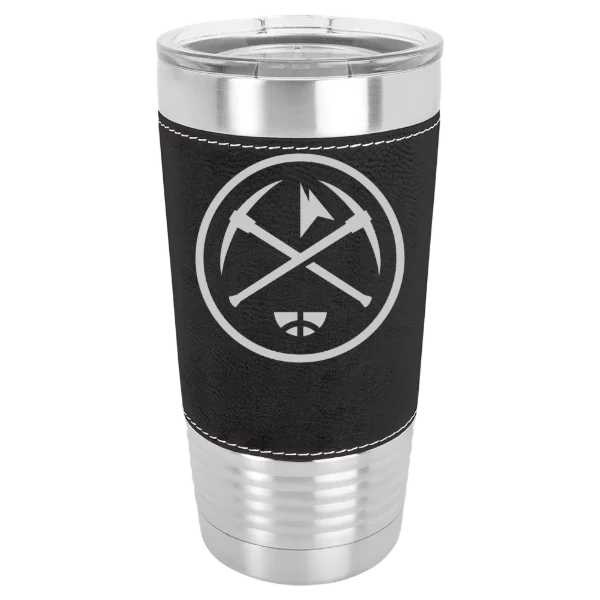 Denver Nuggets Polar Camel 20 oz. Leatherette Grip Tumbler with Standard Lid