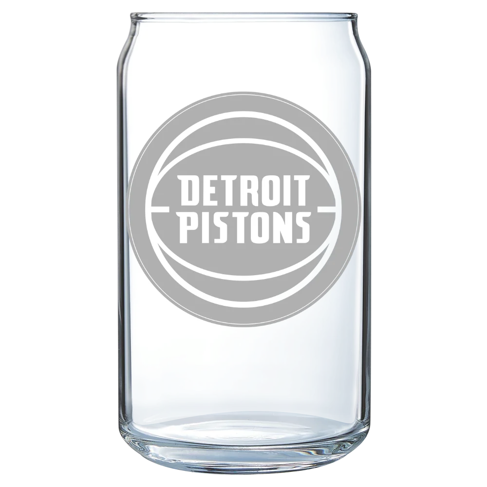Detroit Pistons Polar Camel 16 oz. Can Glass