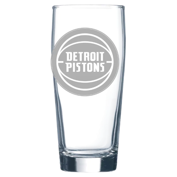 Detroit Pistons Polar Camel 16 oz. Willi Becher Beer Glass