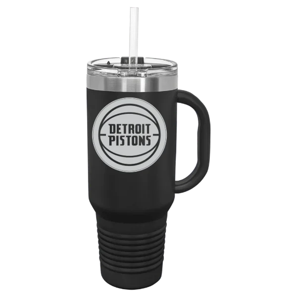 Detroit Pistons Polar Camel 40 oz. Travel Mug with Snap Lid & Straw