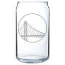 Golden State Warriors Polar Camel 16 oz. Can Glass