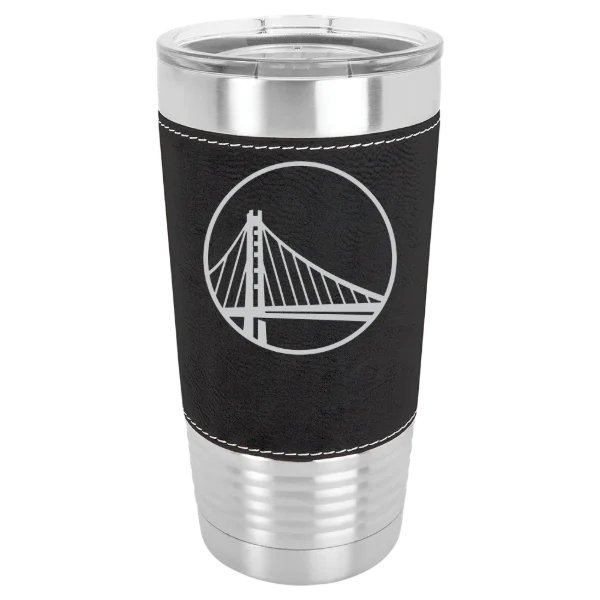 Golden State Warriors Polar Camel 20 oz. Leatherette Grip Tumbler with Standard Lid