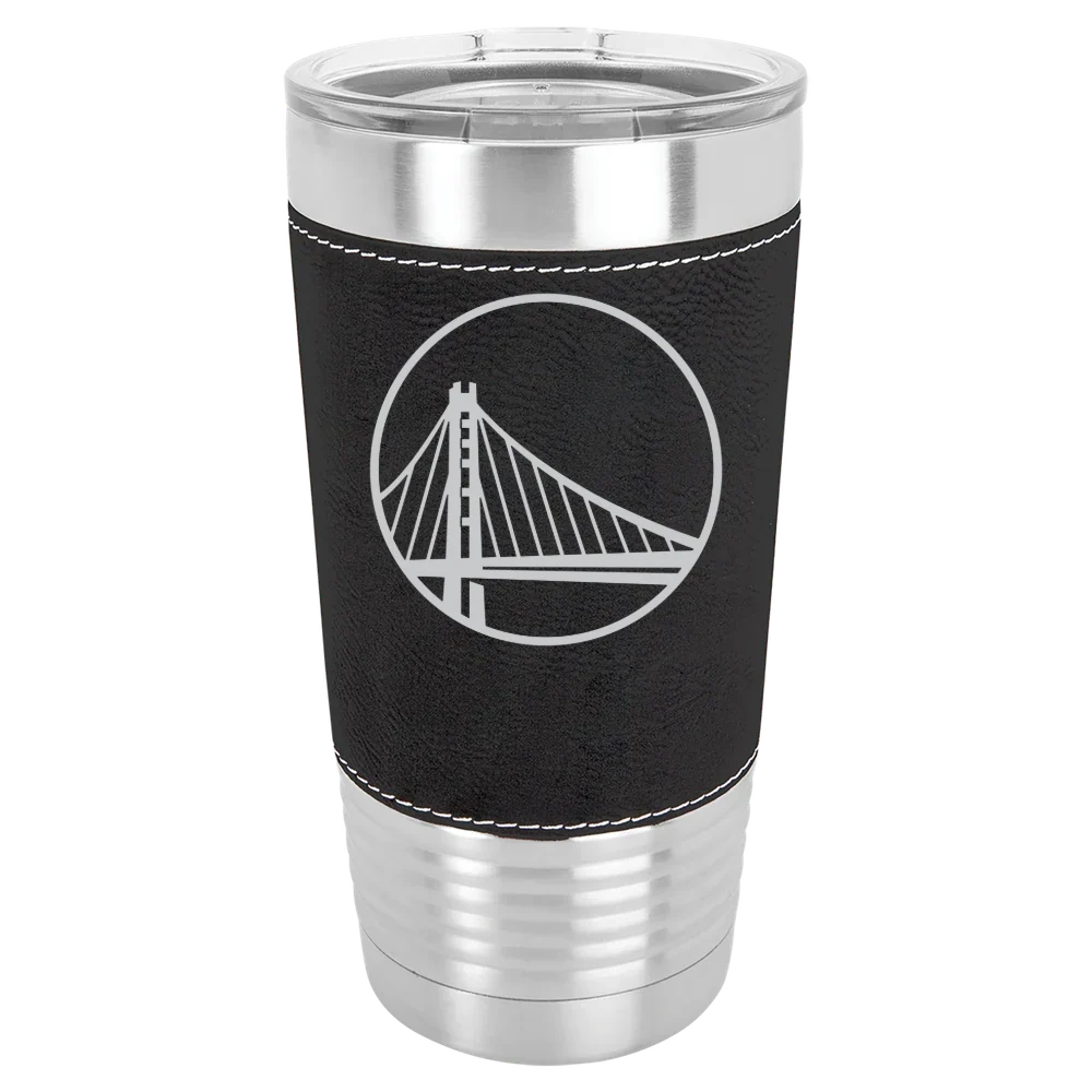 Golden State Warriors Polar Camel 20 oz. Leatherette Grip Tumbler with Standard Lid