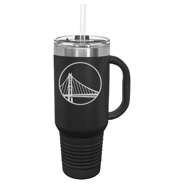 Golden State Warriors Polar Camel 40 oz. Travel Mug with Snap Lid & Straw
