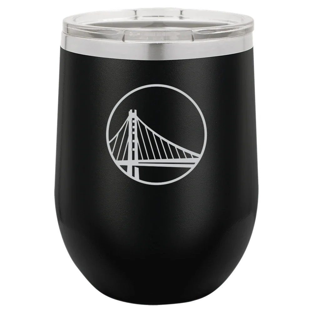 Golden State Warriors Polar Camel 12 oz. Stemless Wine Tumbler
