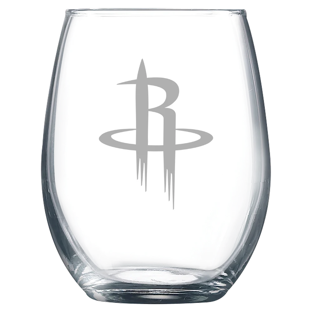 Houston Rockets Polar Camel 9 oz. Stemless Wine Glass