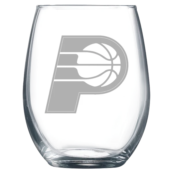 Indiana Pacers Polar Camel 9 oz. Stemless Wine Glass
