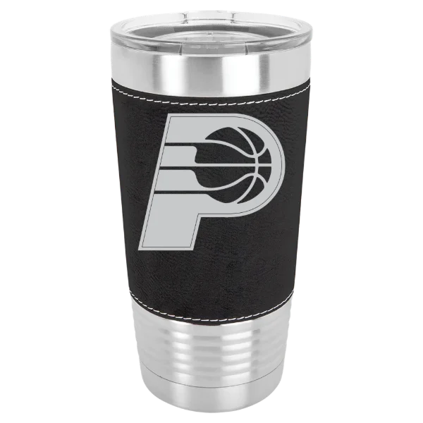 Indiana Pacers Polar Camel 20 oz. Leatherette Grip Tumbler with Standard Lid