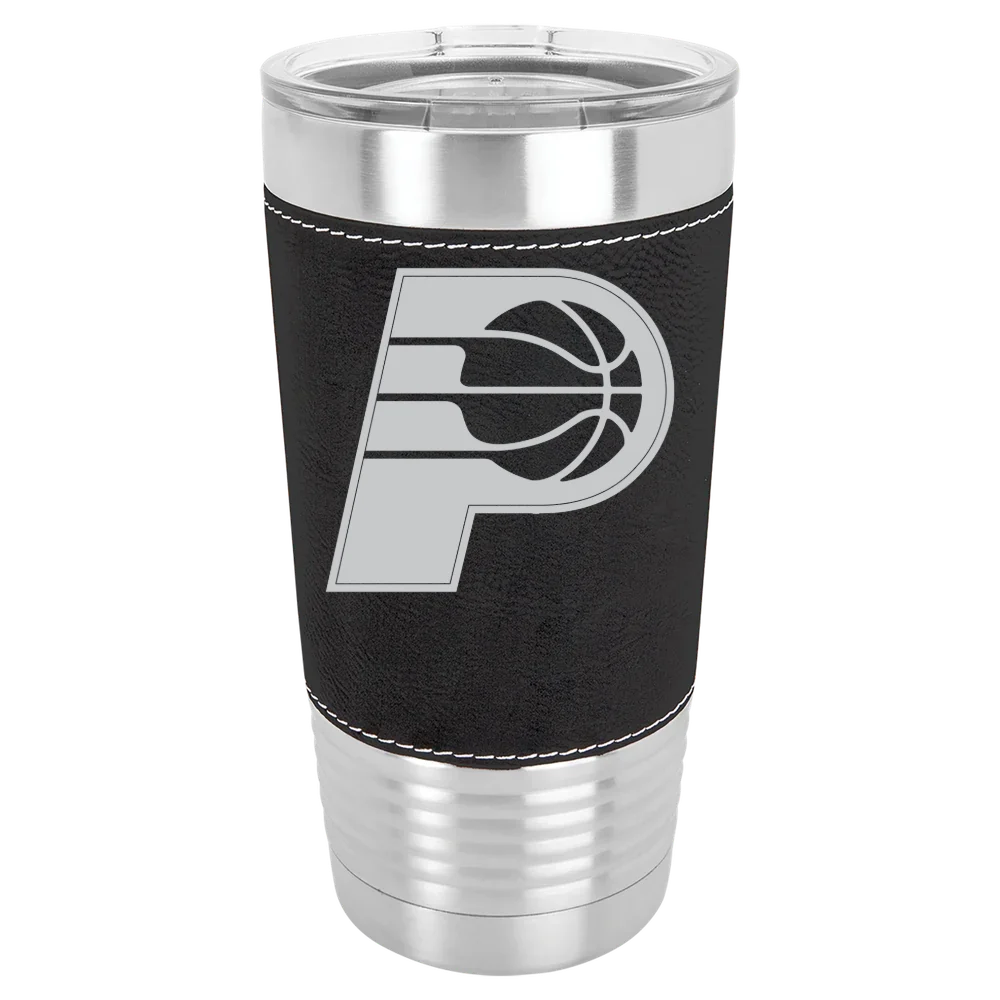 Indiana Pacers Polar Camel 20 oz. Leatherette Grip Tumbler with Standard Lid