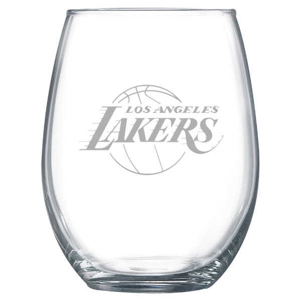Los Angeles Lakers Polar Camel 15 oz. Stemless Wine Glass